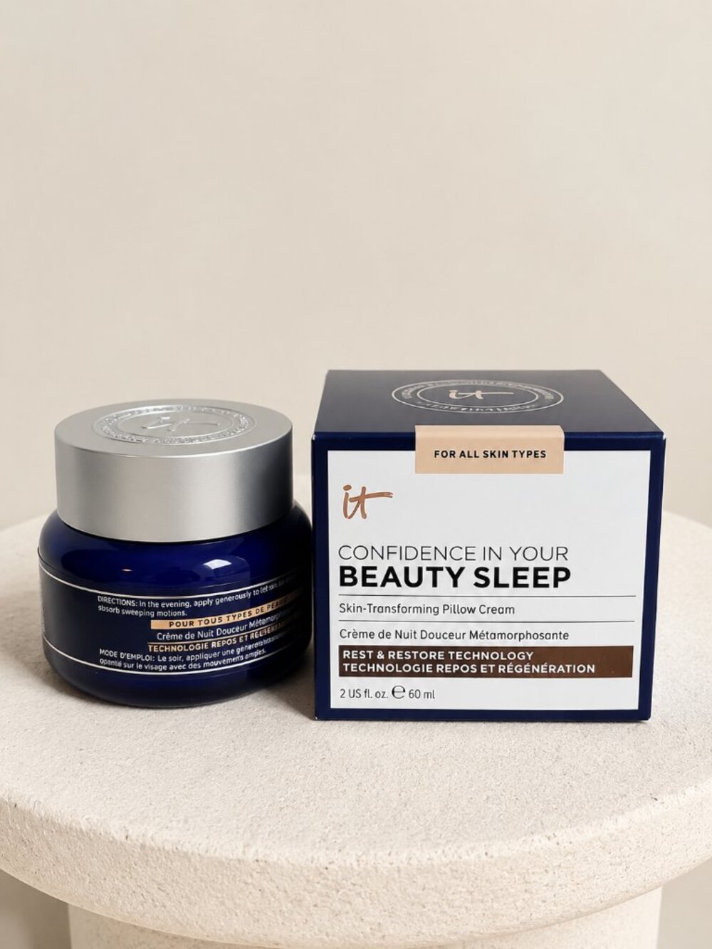 IT Cosmetics Confidence in Your Beauty Sleep Night Cream 2 fl oz NIB